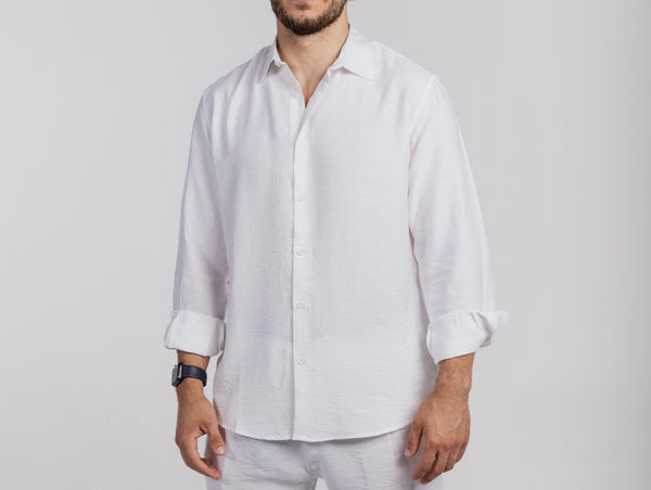 White Linen Shirt